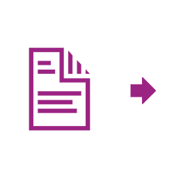 Document icône violet