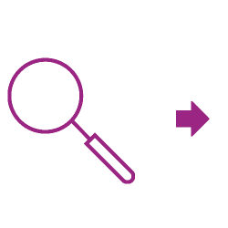 Recherche icône violet