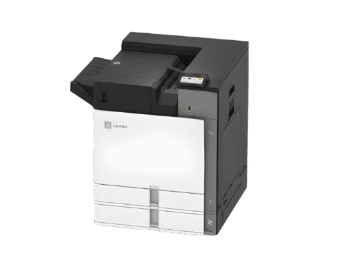 Imprimante de bureau couleur Lexmark CS963 vue de face